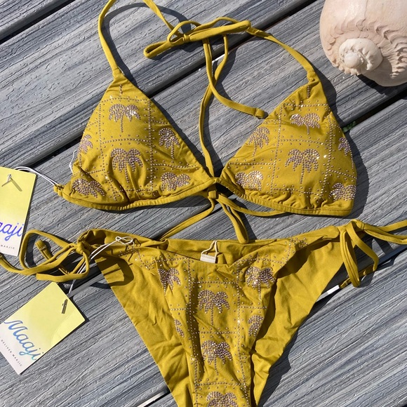 LUX ✨ MAAJI x Revolve Set - Palmetto Balminess Bikini Top & Sunnier Bottom - L - Picture 15 of 17